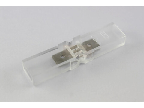 WECO 408 Flachsteck-Elastik Steckverbinder 2-polig 6.3-0.8mm