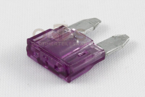 3 x Mini-Stecksicherung 3 A violett FK1