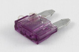 3 x Mini-Stecksicherung 3 A violett FK1