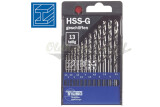 HSS-G Spiralbohrer Set 13-teilig 1,5 - 6,5 mm