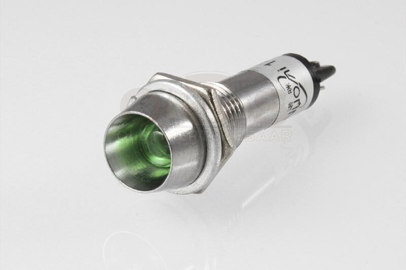 Warnlampe 12V grün Kontrolllampe 2x Kontrollleuchte