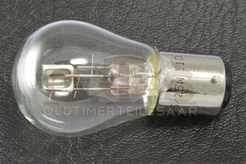 Spahn Glühlampe 6V 25/25W Bax15d 28x50