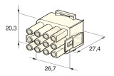 Mate-N-Lock Steckergehäuse 12-polig 82L5