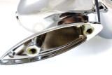 Aussenspiegel Talbot Bullet Style Chrom flaches Glas 100 mm