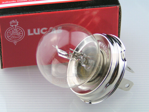 LUCAS Scheinwerferlampe 6V 45/40W P45t asymetrisch R2