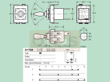 LUCAS Kippschalter OFF-ON-ON MGB 62-66 Mini Land-Rover 31788