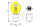 Philips Bilux Glühlampe GELB 12V 45/40W Ba20d 35x70