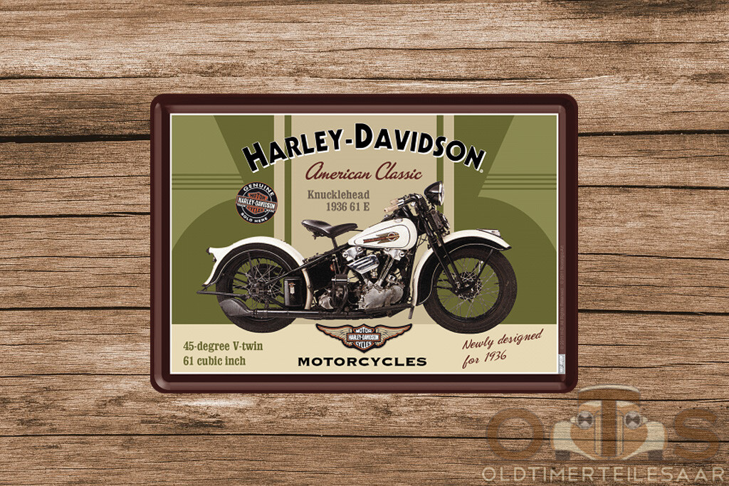Nostalgic Art Harley-Davidson Wild at Heart Blechpostkarte 14 x 10 cm