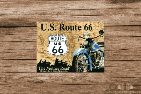 Route 66 Landkarte Mother Road Magnet 6 x 8 cm