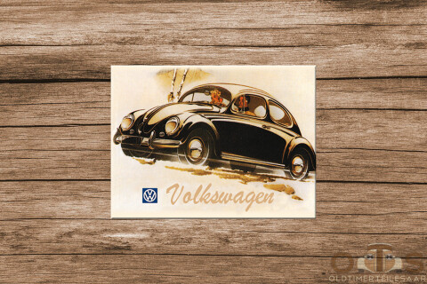 VW Volkswagen Käfer KdF Magnet 6 x 8 cm