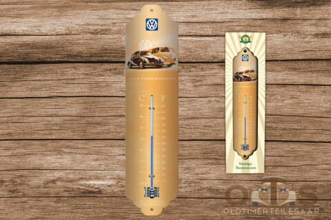 VW Beetle Duo Standard & Bulli T1 Thermometer 6.5x28 cm