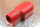 Rote Isolierkappe Polkappe für 17 mm Kabel