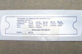 Aufkleber Weslake Patents Ventildeckel 102 x 28 mm