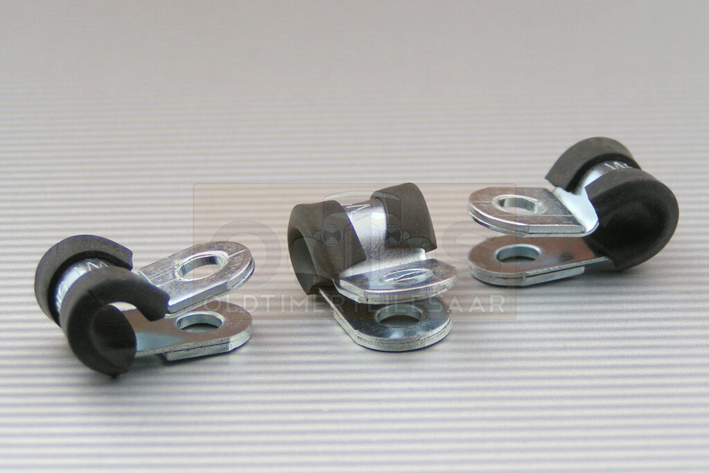 3St Auspuffschelle Rohrbügel Schelle U-Bolt Clamp Ford 45,5mm Flachbügelschelle