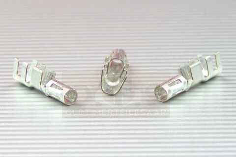 Rundsteckhülse Ø 3.5 mm 2.5 - 6.0 mm² messing verzinnt mit Rastzunge
