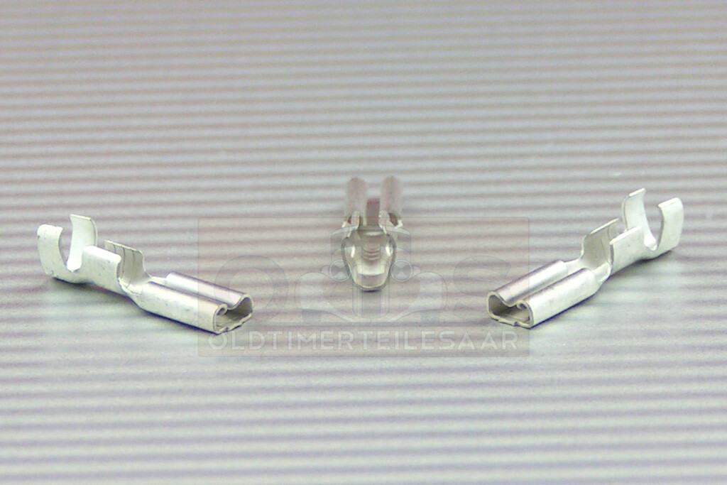 10 Flachsteckhülse  4,8 0,5-1mm² verzinnt Stecker Kontakt Flachstecker 
