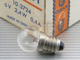 OSRAM Mofalampe 6V 2,4W EP10 15x28 Prüfzeichen