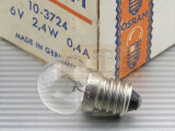 OSRAM Mofalampe 6V 2,4W EP10 15x28 Prüfzeichen