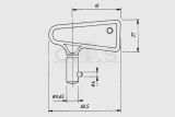 Schlüssel für Batterie Hauptschalter Batterieschalter