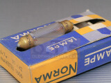 PHILIPS Soffitte 6V 7W S8.5 - 10x42 Waffelmuster Glas NOS