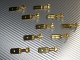 Flachstecker 6,3 messing blank 0,5-2 mm²