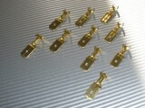 Flachstecker 6,3 messing blank 0,5-2 mm²