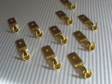 Flachstecker 6,3 messing blank 0,5-2 mm²