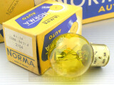 NORMA Glühlampe 6V 1A 6W Ba21d 40x60 GELB