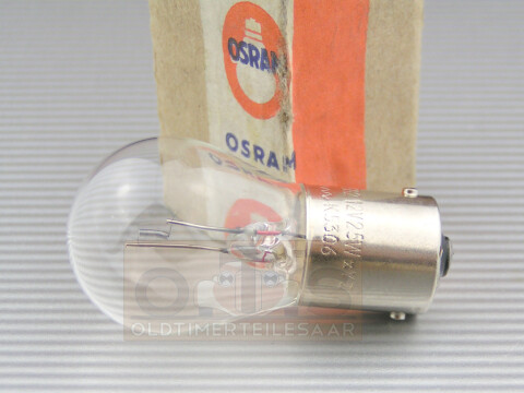 OSRAM 7582 Sucher-Lampe 12V 25W BA15s - 25x48 Prüfzeichen