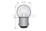 Glühlampe 12V 5W Ba15s R5W 19x34 E-geprüft