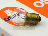 OSRAM Glühlampe 6V 5W Ba9s 15x27 NOS Messingsockel