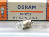 OSRAM Glühlampe 6V 0,9W E10 11x23 NOS