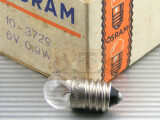 OSRAM Glühlampe 6V 0,9W E10 11x23 NOS