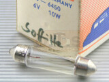 OSRAM Soffitte 6V 10W S8.5 - 10x42 NOS Prüfzeichen