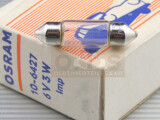 OSRAM Soffitte 6V 3W S7 - 8x30 NOS Prüfzeichen