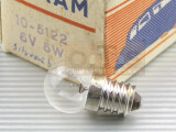OSRAM Kugellampe 6V 5W E10 15x28 NOS