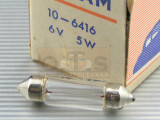 OSRAM Soffitte 6V 5W S8.5 - 10x38 NOS Prüfzeichen