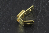 Flachsteckverteiler 6,3 x 0,8 mm Typ C messing blank...