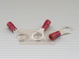 Quetschkabelschuhe Ringform M6 rot 0,5-1,5mm² Nylon teilisoliert