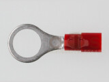Quetschkabelschuhe Ringform M8 rot 0,5-1,5mm² Nylon teilisoliert