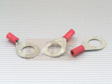 Quetschkabelschuhe Ringform M10 rot 0,5-1,5mm² PVC teilisoliert