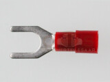 Quetschkabelschuhe Gabelform M4 rot 0,5-1,5mm² PVC...