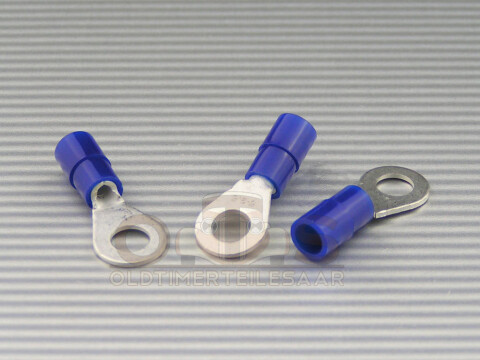 Quetschkabelschuhe Ringform M5 blau 1,5-2,5mm² Nylon teilisoliert