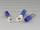 Quetschkabelschuhe Ringform M5 blau 1,5-2,5mm² Nylon teilisoliert