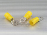 Quetschkabelschuhe Ringform M4 gelb 4-6mm² Nylon teilisoliert