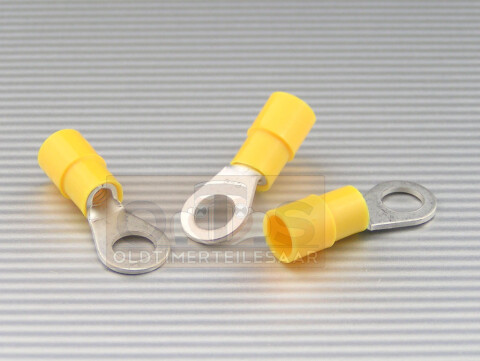 Quetschkabelschuhe Ringform M6 gelb 4-6mm² Nylon teilisoliert