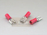 Flachsteckhülse 6,3 x 0,8 rot 0,5-1,5mm² PVC...