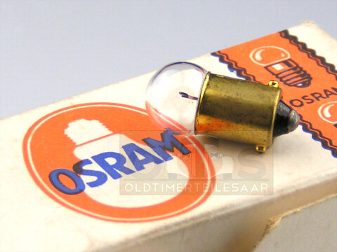 OSRAM Glühlampe 6V 0,9W Ba9s 11x23 Messingsockel