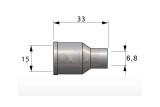 Wasserschutzkappe Zündverteilerkabel Silikon 15 mm Anschluss