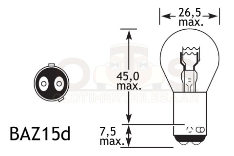Spahn 20215 10x Glühlampe 12V 21/5W W3x16q W21/5W - LKW Ersatzteile beim  Experten bestellen